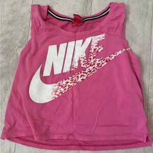 Nike Kids Bright Pink Tank Top